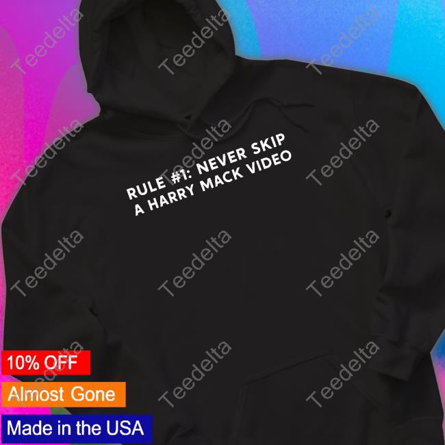 Rule 1 Never Skip A Harry Mack Video Sweatshirt Harry Mack Store Harry Mack Merch Rule 1 Never Skip A Harry Mack Video Long Sleeve T Shirt