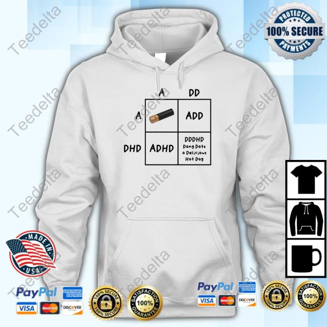Add Dhd Adhd Dddhd Dang Dát A Delicious Hot Dog Hooded Sweatshirt