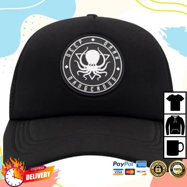 Deep Dark Dangerous Merch Puff Trucker hats
