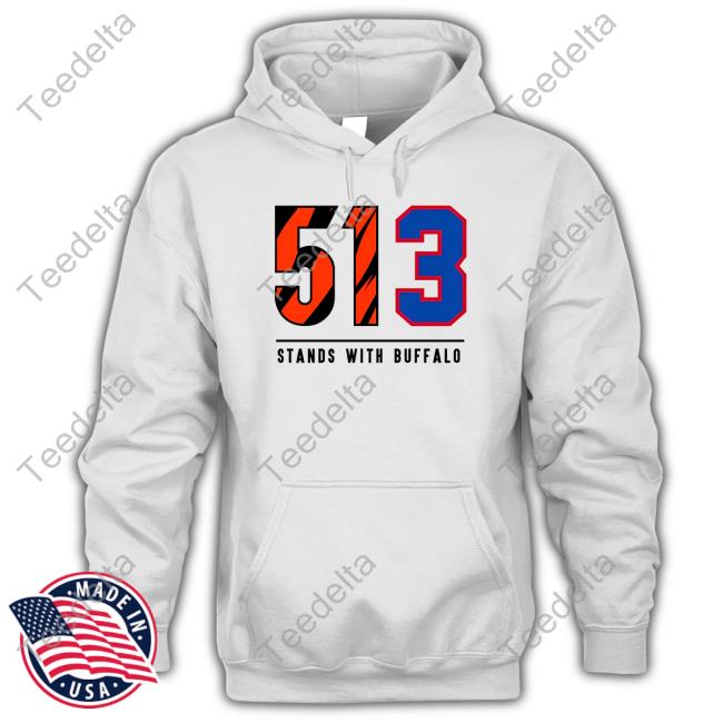 Cincy Shirts 513 Stands With Buffalo Shirt
