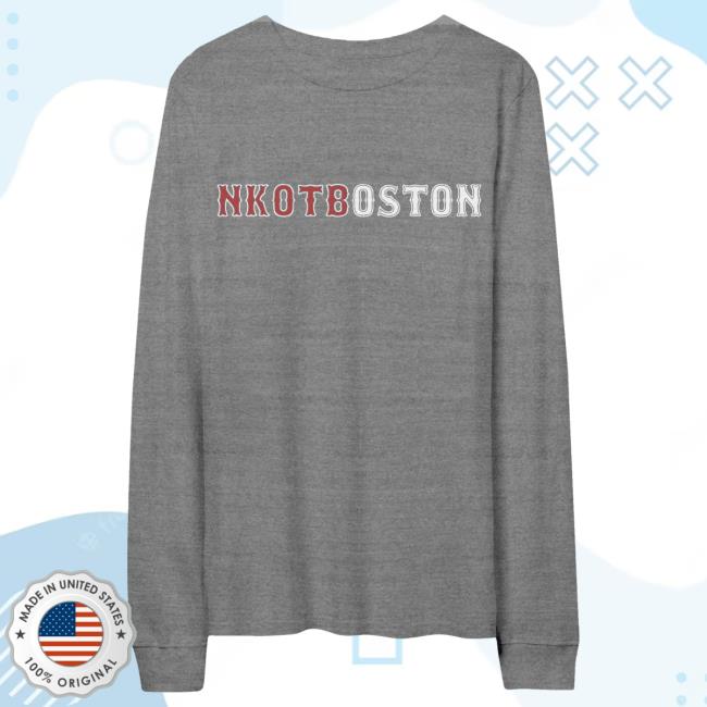Official Merch Bar New Kids On The Block Store Nkotboston Long Sleeve New Shirt White MerchBar NewKidsOnTheBlock Nkotb