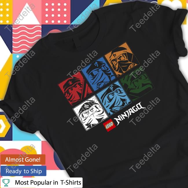 Catslank Lego Ninjago Character Portraits Tee Shirt
