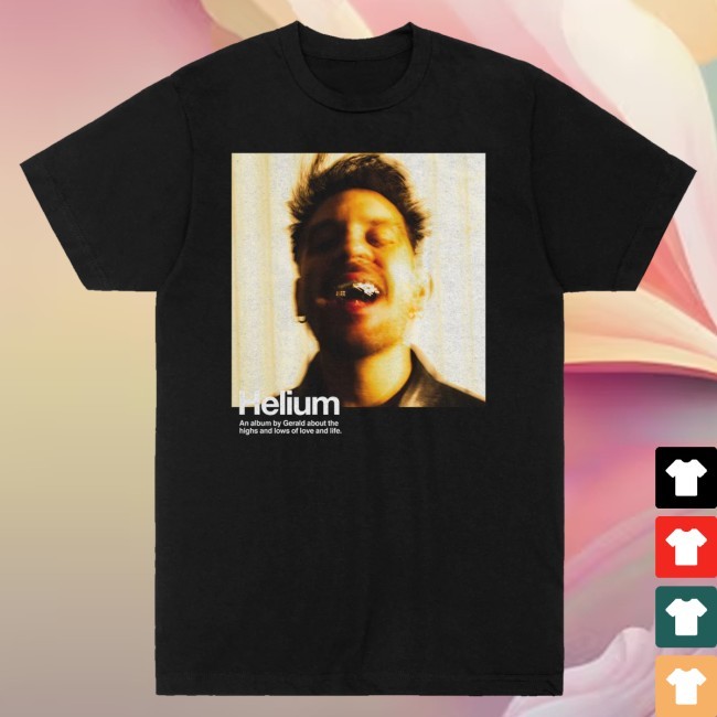 G-Eazy Merch Helium Grill Photo Black Shirt