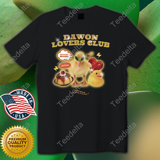 Zuho Wearing Dawon Lovers Club Don't Worry My Lovely Duckling Shirt