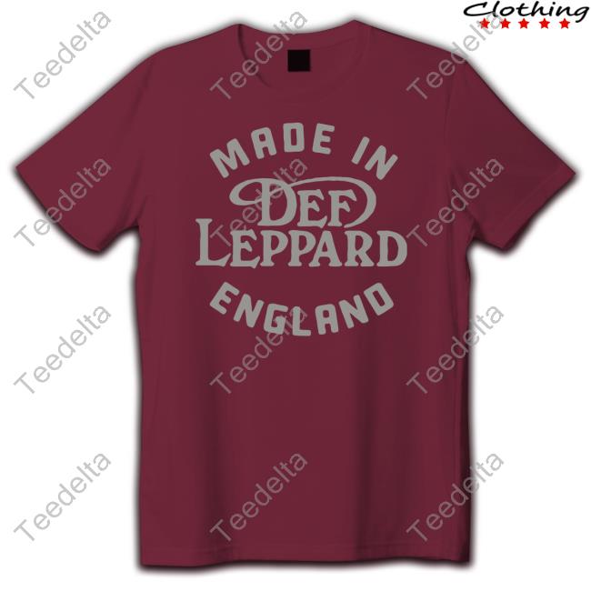 Defleppard Store Made In England T-Shirt