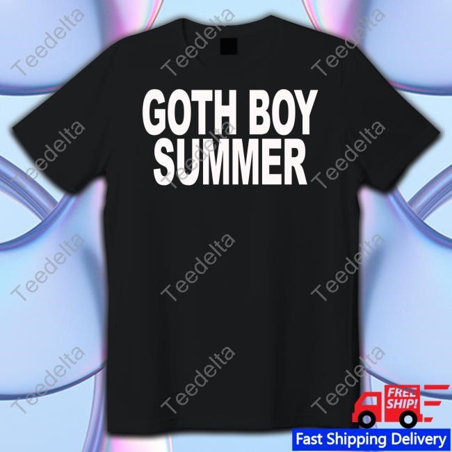 Dj Goth Wearing Goth Boy Summer Shirt