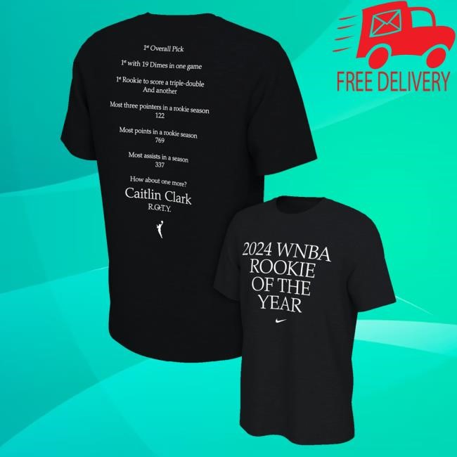 Caitlin Clark 2024 Rookie Of The Year Shirt