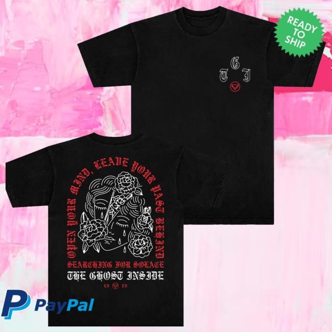 Original The Ghost Inside Store Merch Open Mind Tee (Black) Tee Shirt