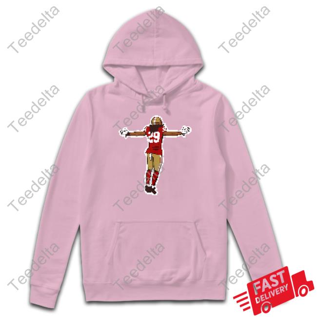 The Sf Niners Merch Pixel Huf Tee Shirt