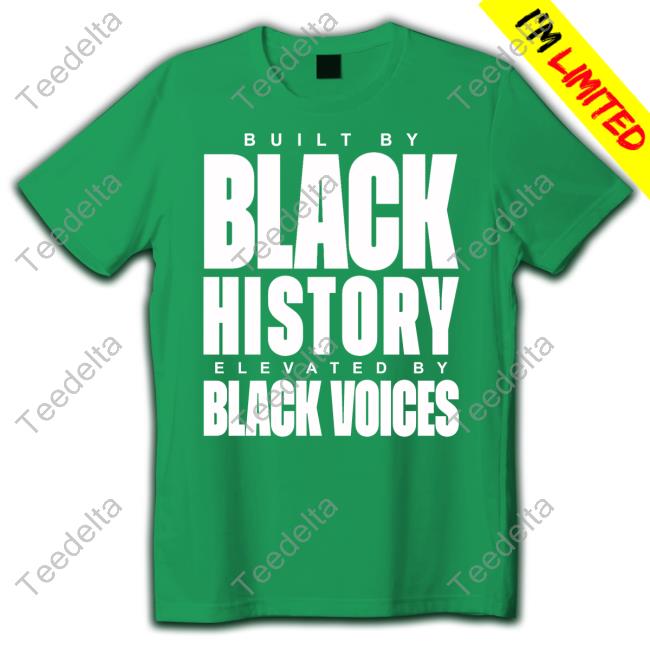 Boston Celtics Built By Black History Elevated By Black Voices Tank Top