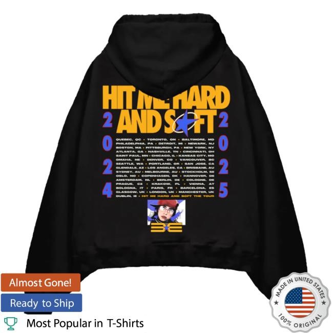 Billie Eilish Merch Store Hit Me Hard And Soft World Tour Pullover Long Sleeve Shirt