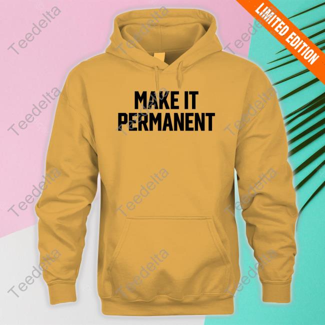 Jersey Jerry Wearing Make It Permanent T Shirts