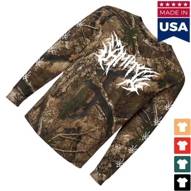Trending The Amity Affliction Merch The Amity Affliction Chains Camo Crewneck Sweatshirt