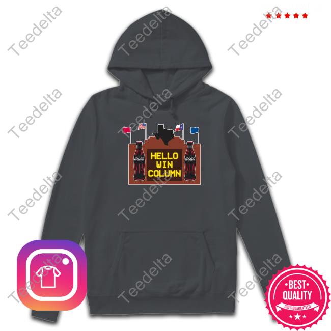 Hello Win Column Hooded Sweatshirt