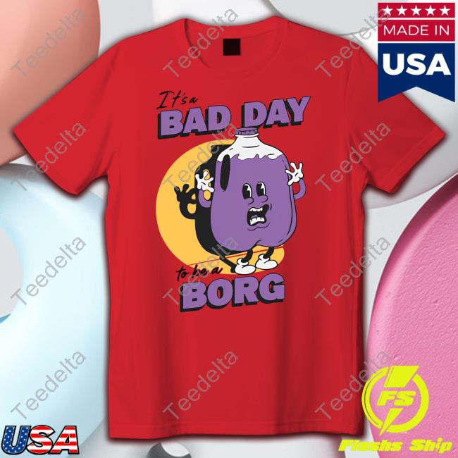 Barstool Sports Store It's A Bad Day To Be A Borg Purple Tee Shirts