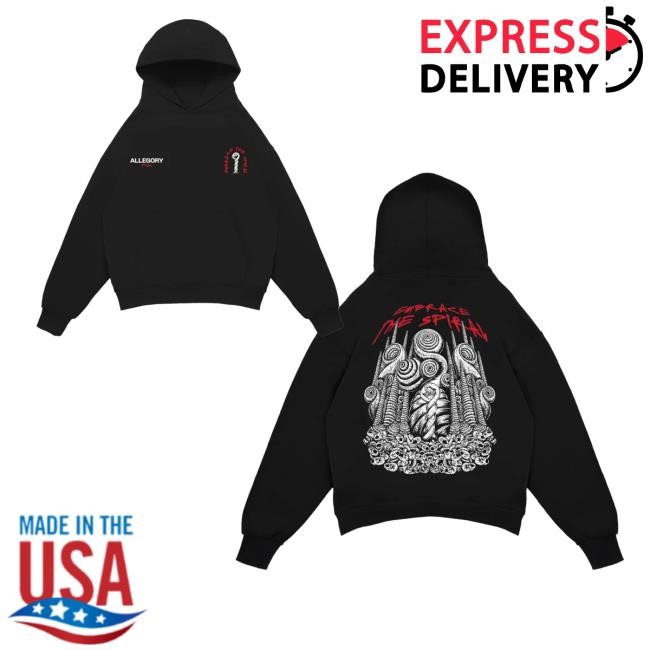 Allegoryclo Merch Store Shop Embrace The Spiral Hoodie