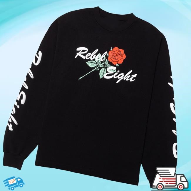 Rebel8 Merch Shop Rose U.S.A. Thermal Tee Rebel8 Merch Shop Rose U.S.A. Thermal T Shirt