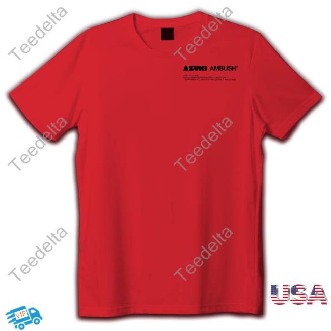 Azuki X Ambush Hoodie Shirt Azuki Merch Azuki Merch Azuki X Ambush Hoodie