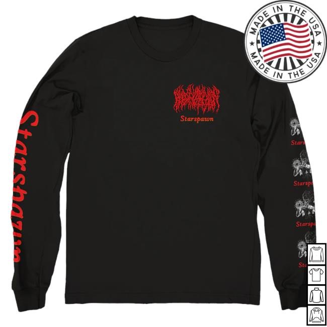 Evil Greed Merch Blood Incantation Starspawn Pocket Longsleeve Long Sleeve Shirt