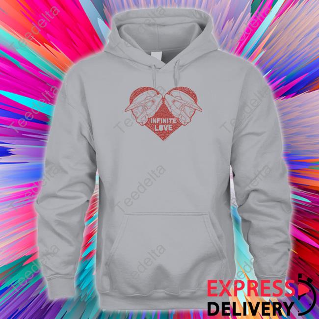 Infinite Love Halo Helmet Heart Fleece Tee