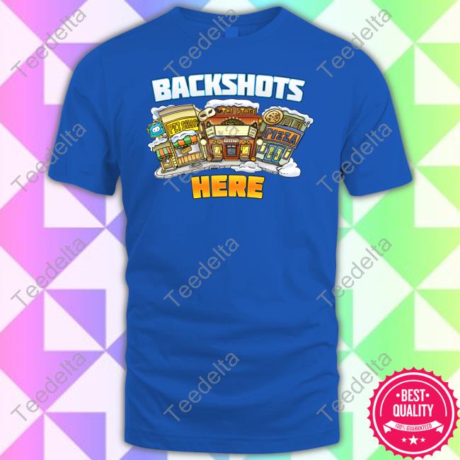 Backshots Here Club Penguin Tank Top