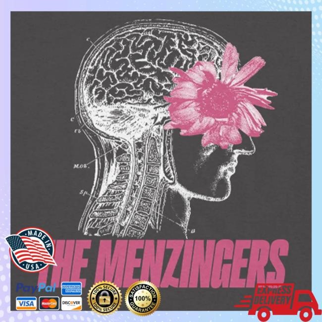 The Menzingers Merch Store Brain Flower T-Shirt Official The Menzingers Merch Store Brain Flower Shirt