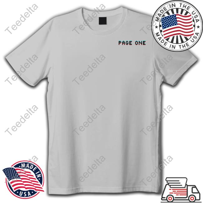 Tolks Page One New Shirt