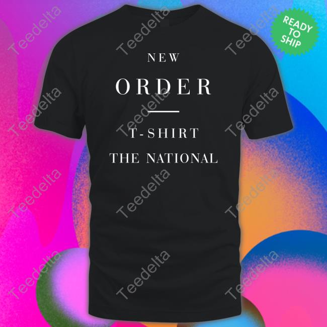 Anyway Cafe New Order T-Shirt The National Shirt