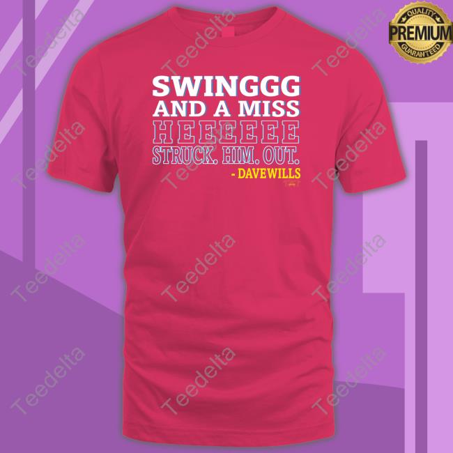 Swing And Miss He Struck Him Out Long Sleeve T Shirt