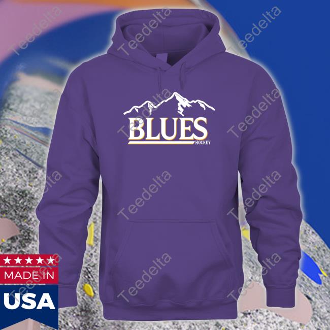 Vintage Blues Hockey Long Sleeve Tee