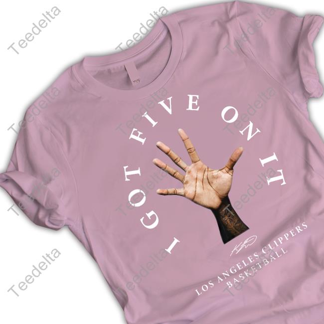 I Got 5 On It Los Angeles Clipset Basketball Hoodied Sweatshirt