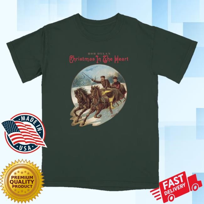 Official Bob Dylan Store Merch Christmas In The Heart Tee