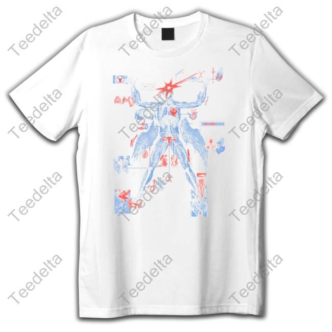 The Body Fictional Idea Of Dissecting An Angel And "Studying" Its Parts Classic Shirt