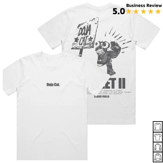 Official Doja Cat Official Merch Scarlet Ii Claude Skull t-shirt, hoodie, tank top, sweater and long sleeve t-shirt