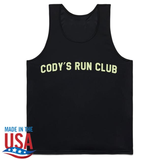 Official Codys Run Club Merch Store Cody's Run Club Club - Performance Vest - Black Popover Shirt CodysRunClub Apparel Cody'sRunClub Clothing Shop