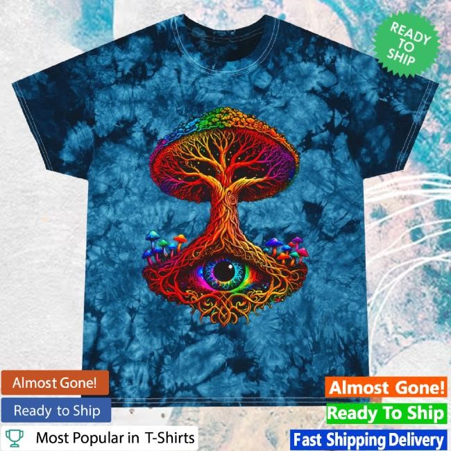 Official Taostyx64 Merch The World Tree Tie Dye Long Sleeve T Shirt