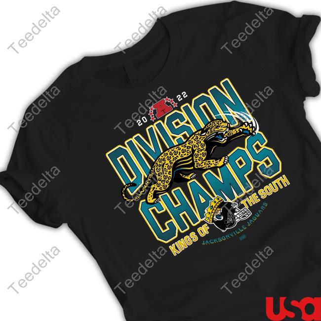 Dtwd Originals 2022 Division Champs Kings Of The South Jacksonville Jaguars Tee