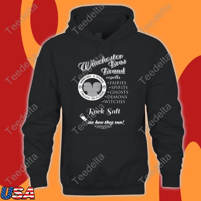 Cw Supernatural Winchester Bros Brand Rock Salt Unisex T Shirt