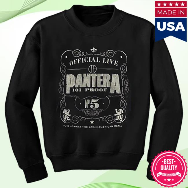 Official Pantera Merch Store Pantera No. 5 Crew neck