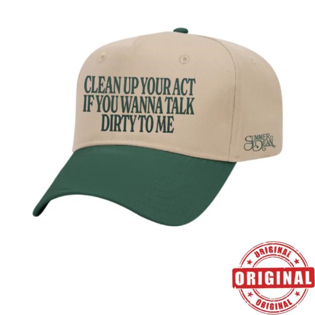 Inksoft Merch Scummer Dean Clean Up Your Act Cap
