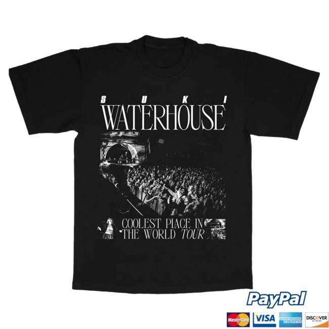 Official Suki Waterhouse Merch Store Suki Waterhouse Coolest Tour Show Tee SukiWaterhouse
