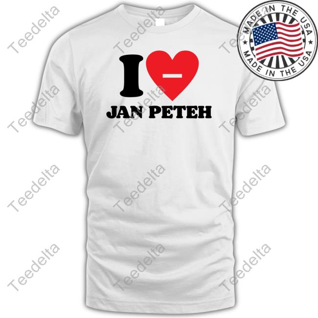 I Love Jan Peter Long Sleeve T Shirt