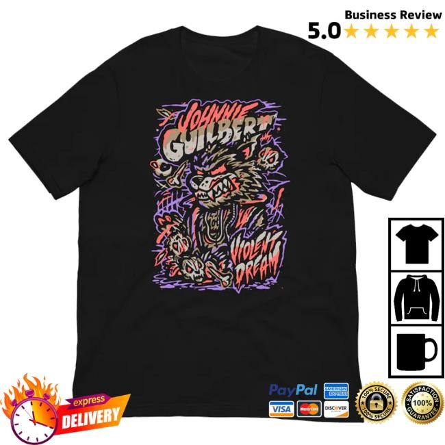Johnnie Guilbert Merch Johnnie Guilbert Violent Dream - Red Purple Tee