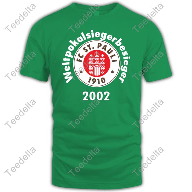 Fc St. Pauli Weltpokalsiegerbesieger 2002 Tee Shirt