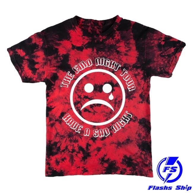 Emo Night Tour Merch Store Tie Dye Tee