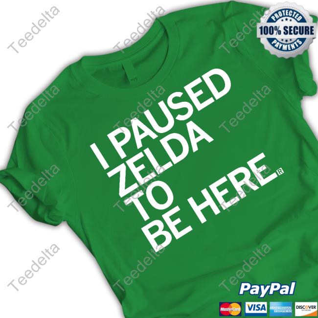 I Paused Zelda To Be Here Long Sleeve Tee
