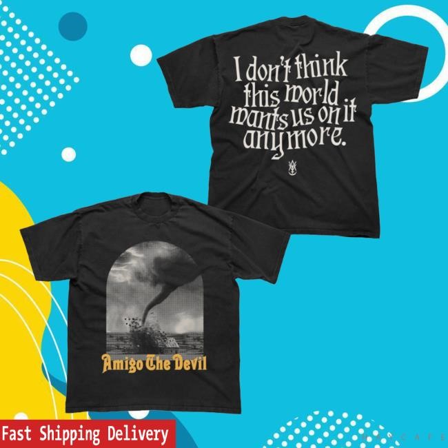 Amigo The Devil Merch Shop Store Official Goodbye Black Tee