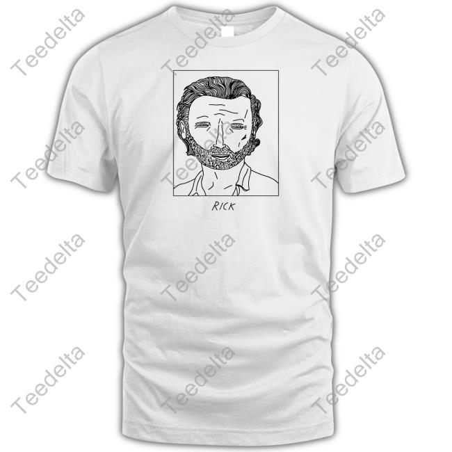 Funny Badly Drawn Rick Grimes - Walking Dead Shirt