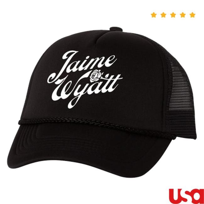 Jaime Wyatt Merch Store Shop Jaime Wyatt Black & White Rose Dad Cap
