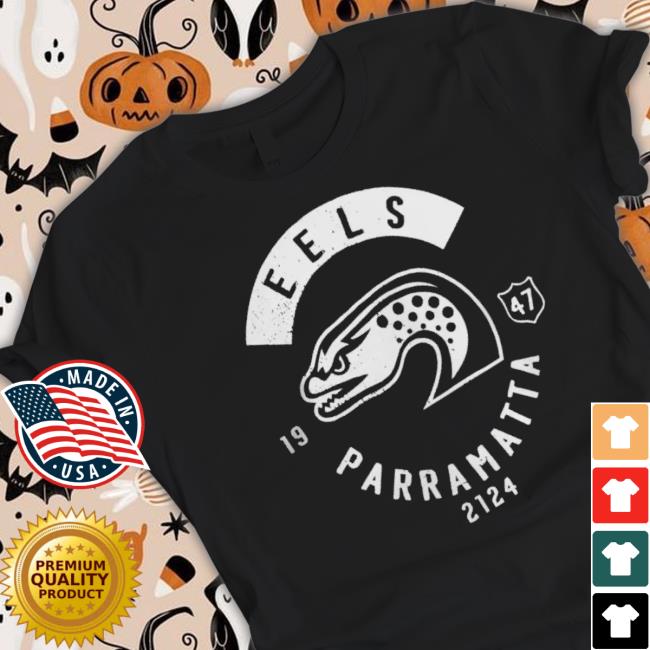 Parramatta Eels Retro Shirt Black Parramatta Eels Retro shirt Black
